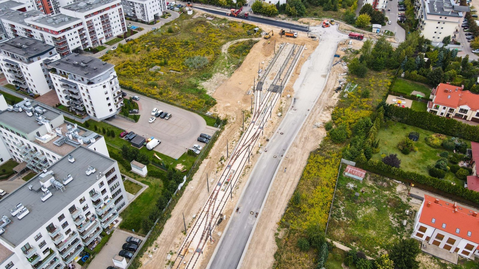 Galeria zdjęć z postępu prac na budowie trasy tramwajowej na Naramowice