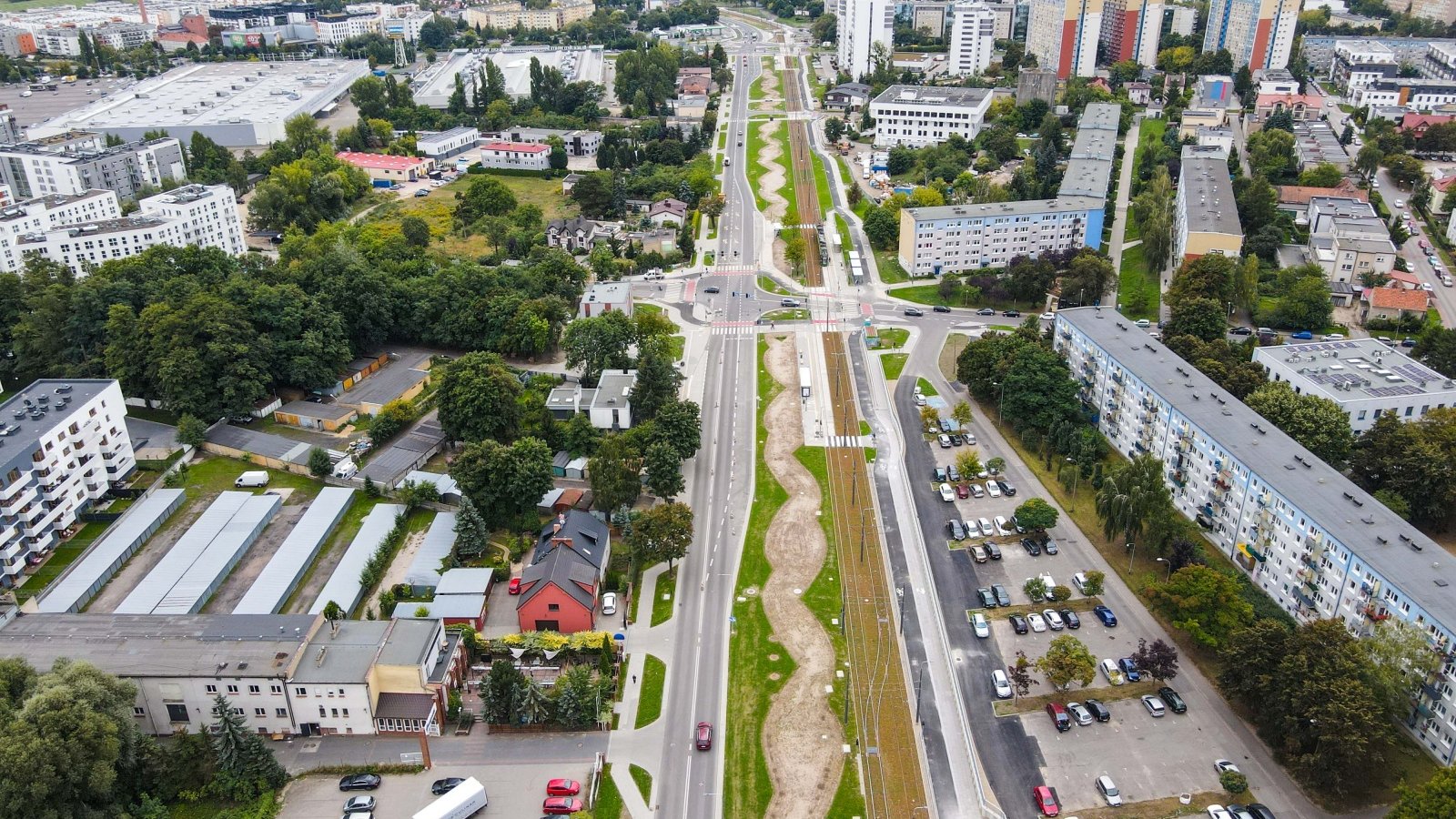 Galeria zdjęć z postępu prac na budowie trasy tramwajowej na Naramowice