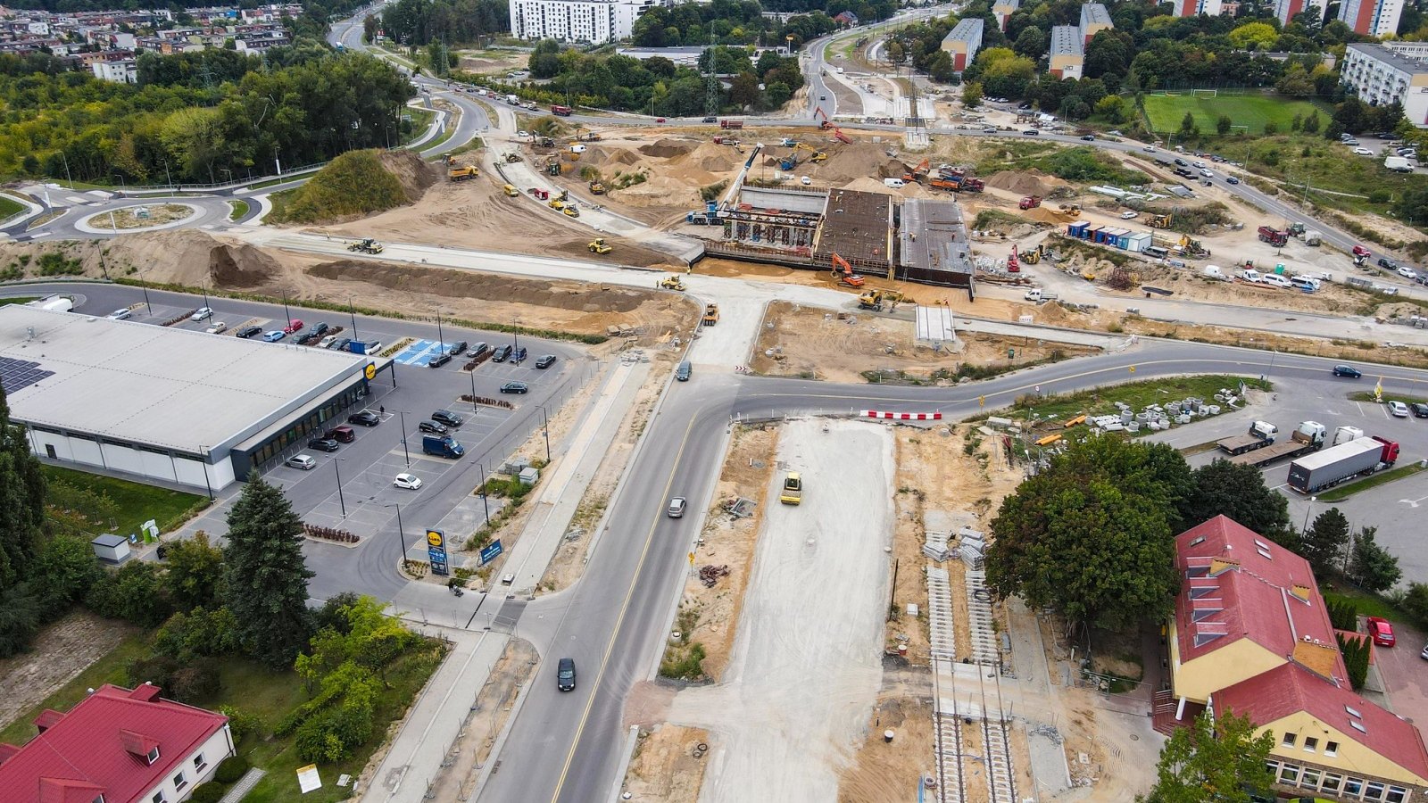 Galeria zdjęć z budowy trasy i układu drogowego na Naramowice