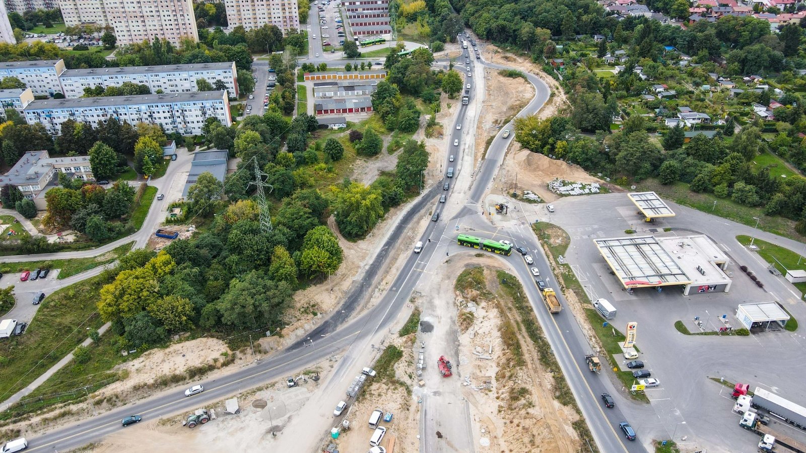 Galeria zdjęć z budowy trasy i układu drogowego na Naramowice