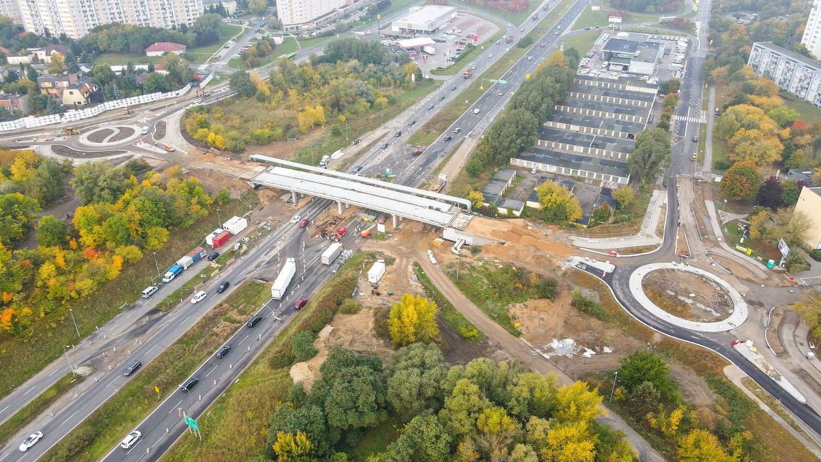 Galeria zdjęć z budowy wiaduktu przy ul. Kurlandzkiej