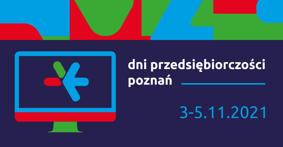 Galeria zdjęć przedstawia grafiki promujące Dzień Przedsiębiorczości 2021. - grafika artykułu