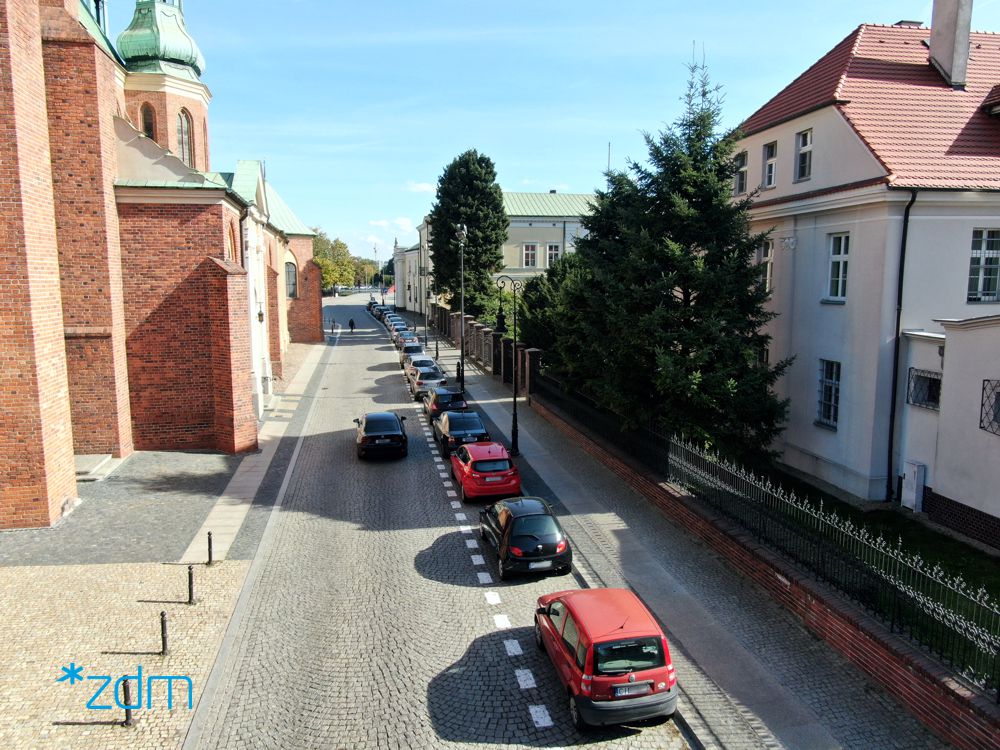 Zdjęcie pokazuje wyznaczoną strefę na Ostrowie Tumskim - grafika artykułu