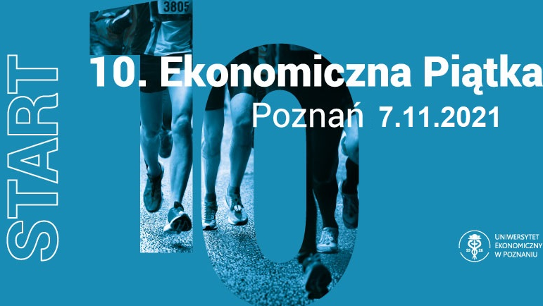 Plakat promujący bieg Ekonomiczna 5.