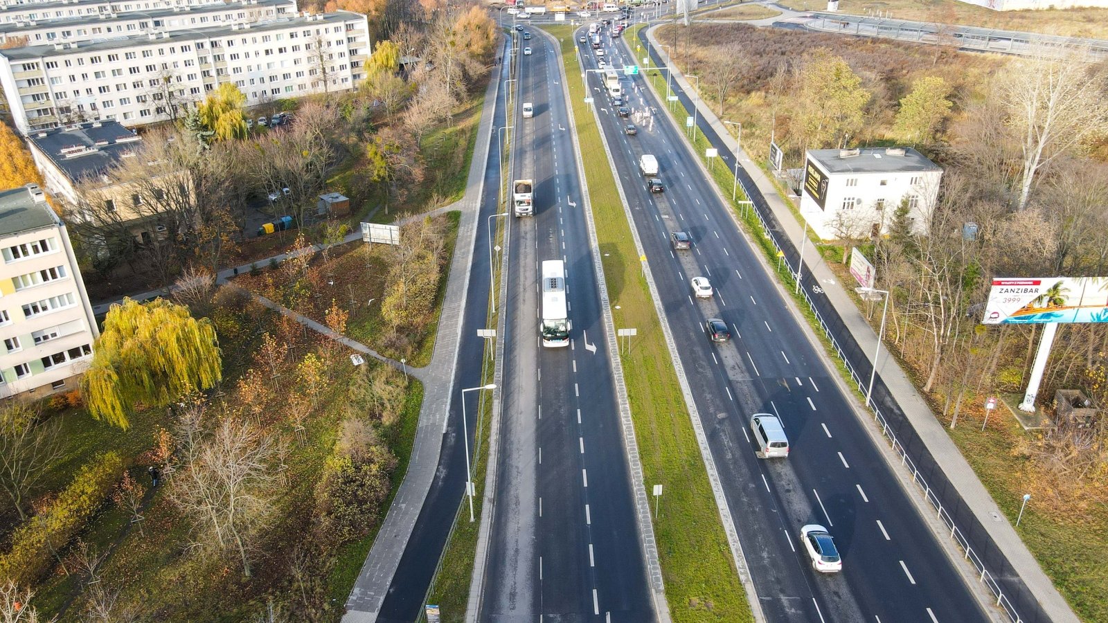 Galeria zdjęć z postępu prac przy przebudowie ronda Rataje