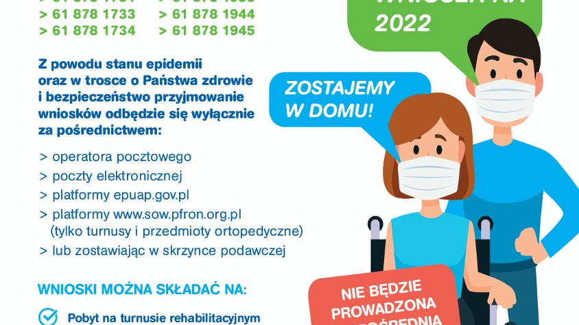 Plakat z informacjami na temat dofinansowania.