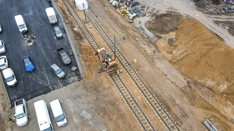 Galeria zdjęć z postępu prac przy budowie trasy na Naramowice