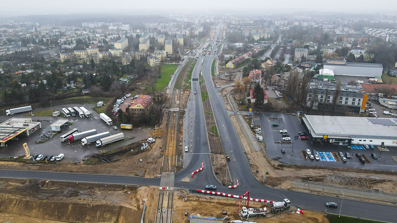 Galeria zdjęć z budowy trasy tramwajowej na Naramowice