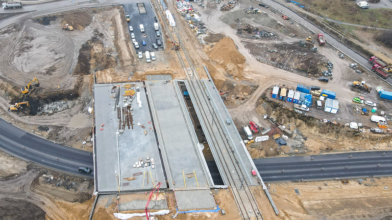 Galeria zdjęć z budowy trasy tramwajowej na Naramowice