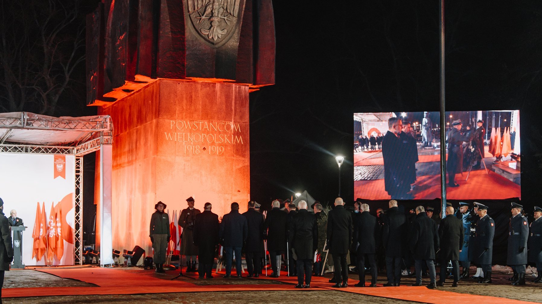 Galeria zdjęć przedstawia obchody 103. rocznicy wybuchu Powstania Wielkopolskiego.