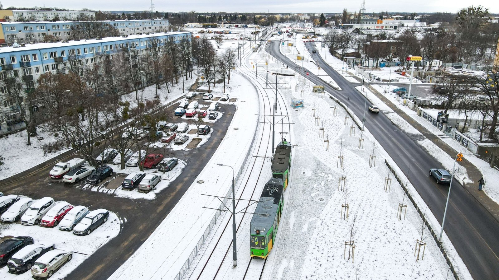 Galeria zdjęć z testów na trasie tramwajowej na Naramowice