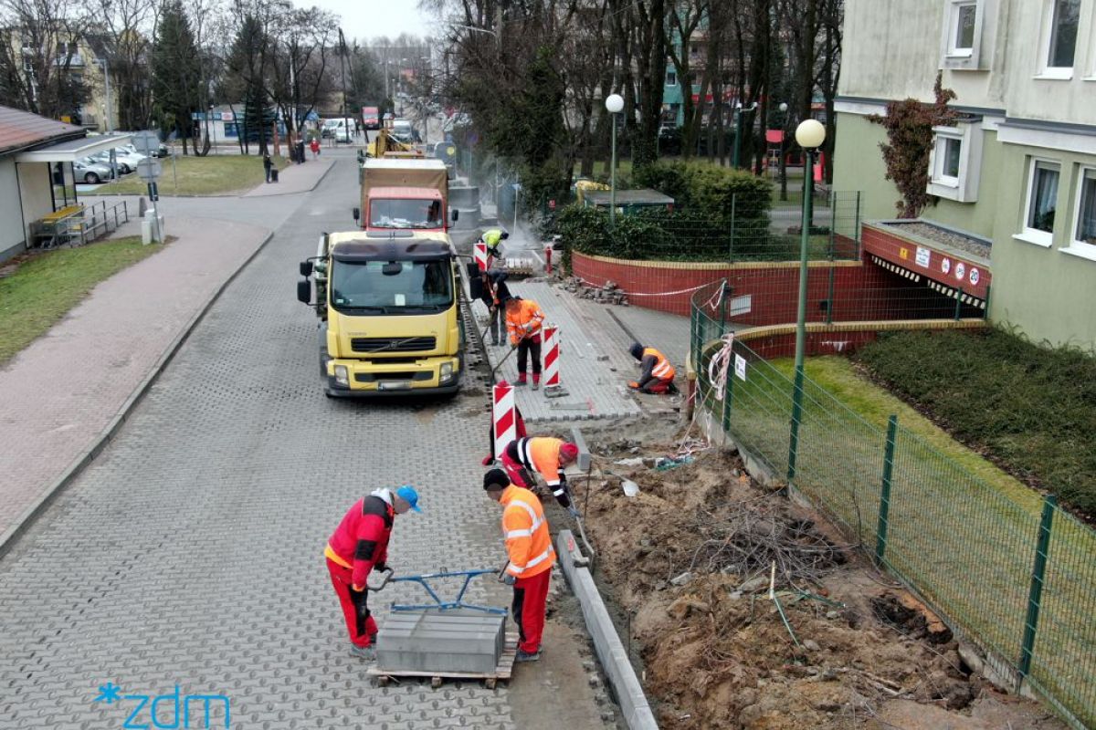 Galeria zdjęć z budowy chodnika przy ul. Bolka - grafika artykułu