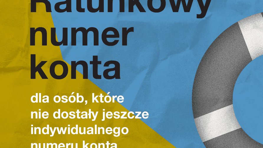 Grafika przedstawia rysunek koła ratunkowego oraz informacje tekstowe.