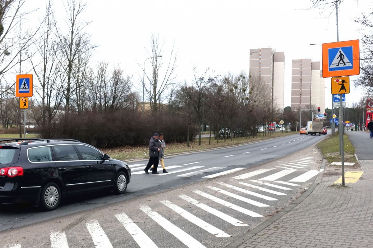 Przejście dla pieszych przy ul. Chartowo - grafika artykułu