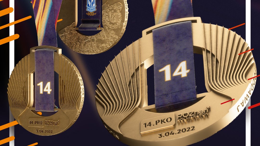 Medal 14. PKO Poznań Półmaratonu.