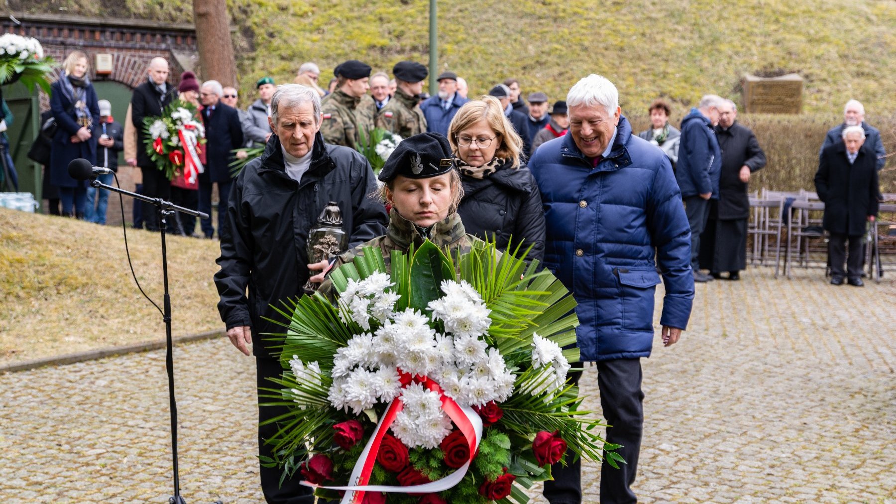 Galeria zdjęć przedstawia uroczystości w Forcie VII.