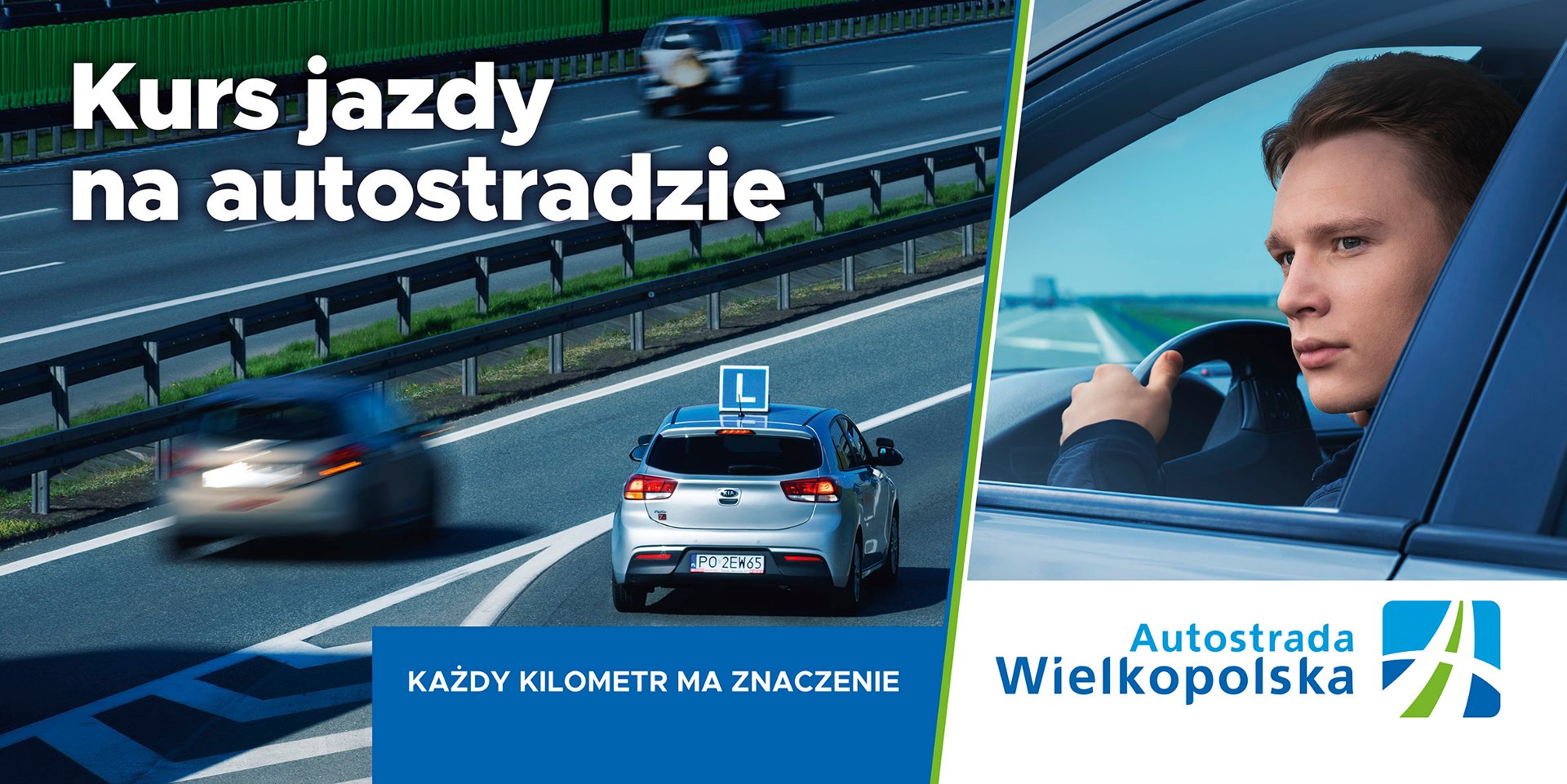 Zdjęcie promujące kursy jazdy po autostradach - grafika artykułu