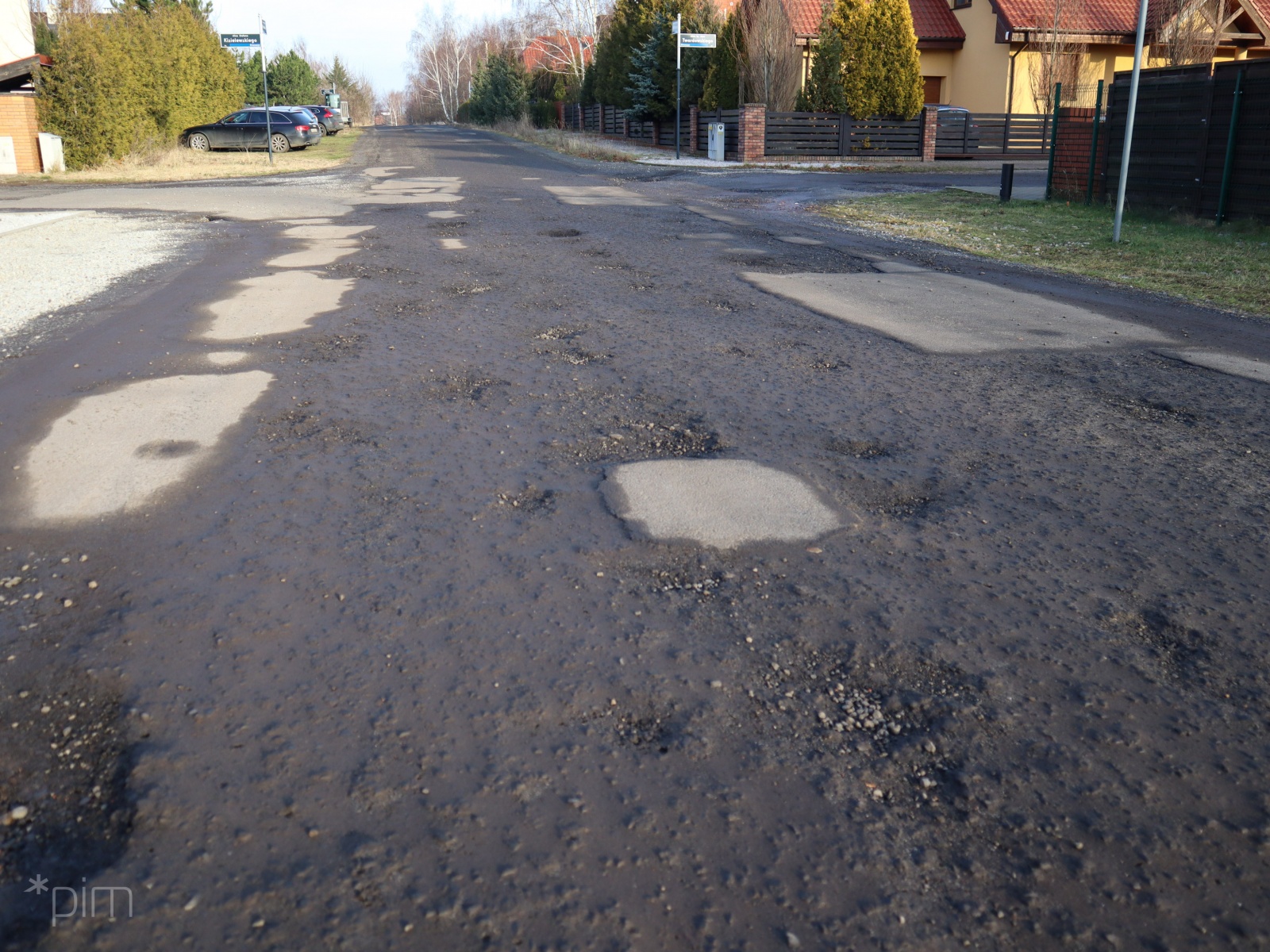 Ulica Miłosza przed przebudową - grafika artykułu