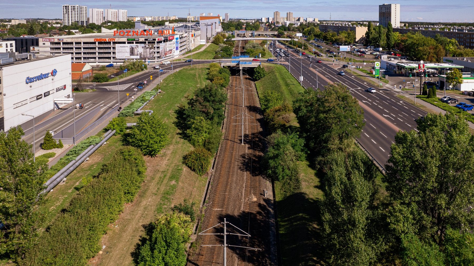 Galeria zdjęć z prac na trasie Poznańskiego Szybkiego Tramwaju