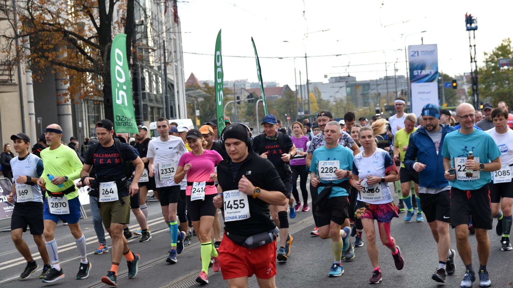 Galeria zdjęć ze startu poznańskiego maratonu