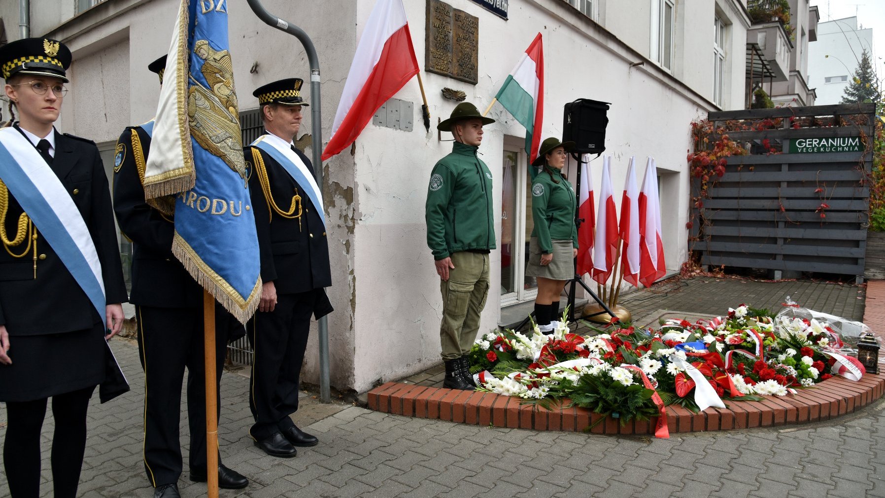 Galeria zdjęć z uroczystości z okazji 66. rocznicy Powstania Węgierskiego