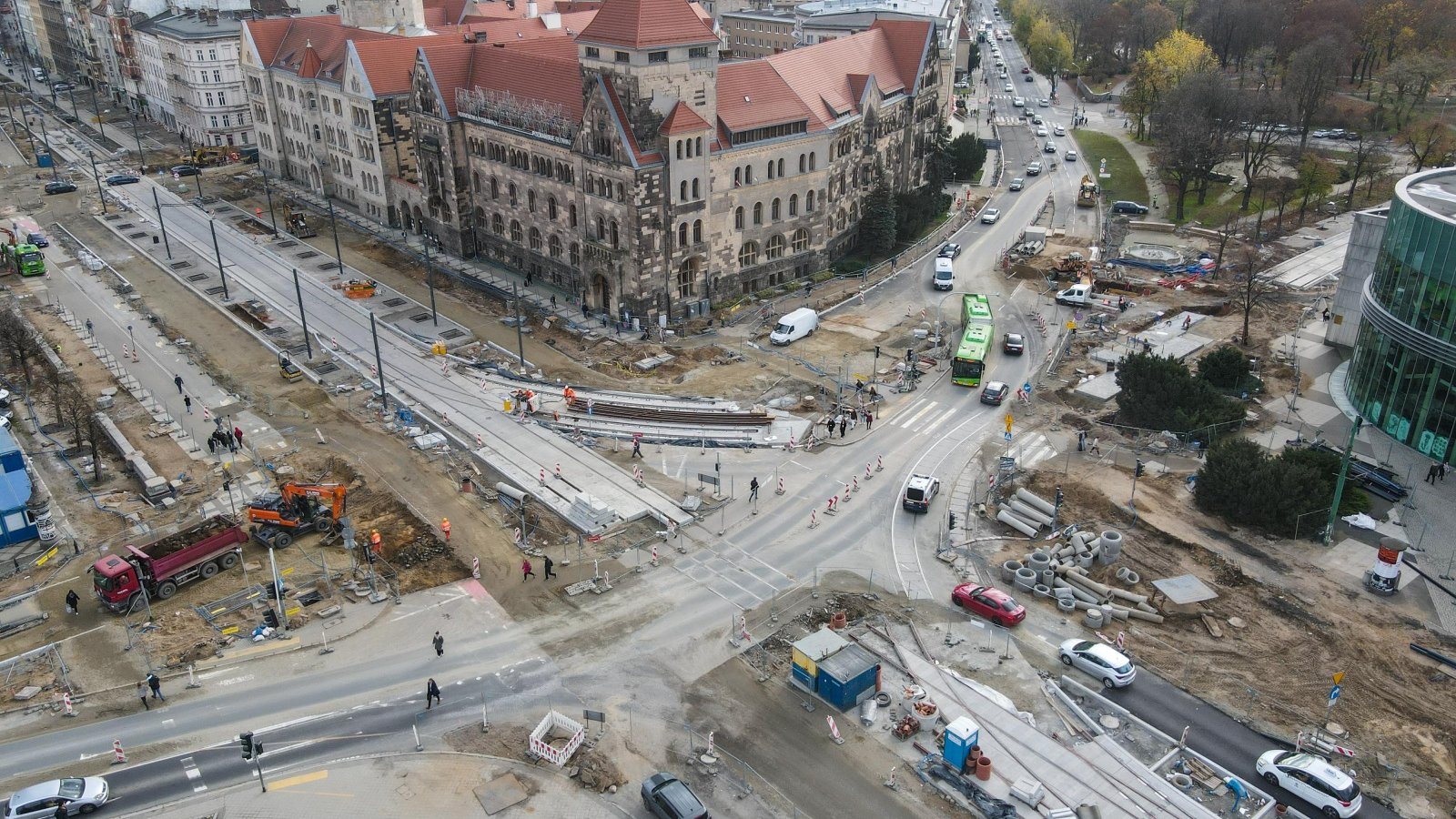 Galeria zdjęć z prac na ul. Św. Marcin, Towarowej i al. Niepodległości