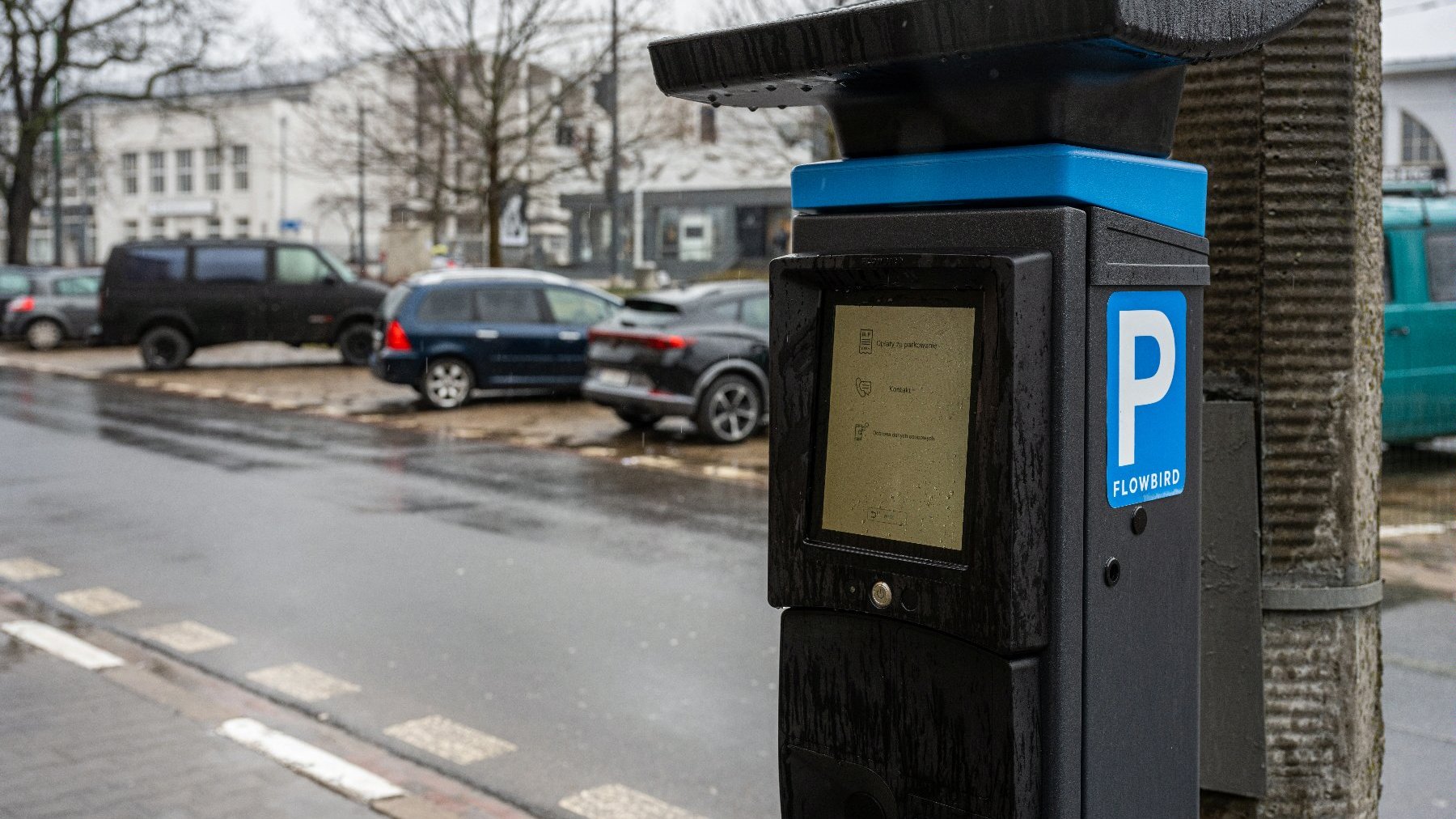 Galeria zdjęć parkomatu przy Dworcu Zachodnim