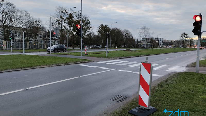 Galeria zdjęć z rozpoczęcia budowy przejazdu rowerowego przez ul. Grochowską