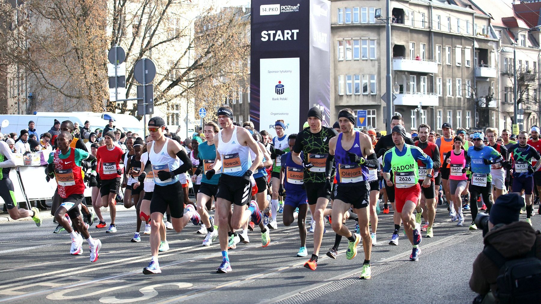 Biegacze podczas zeszłorocznego półmaratonu