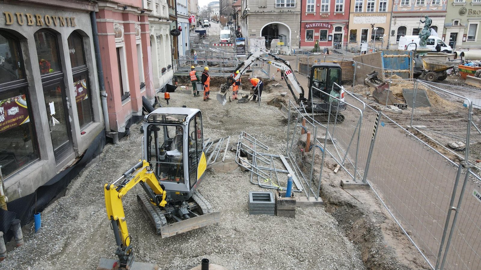 Galeria zdjęć z przebudowy płyty Starego Rynku