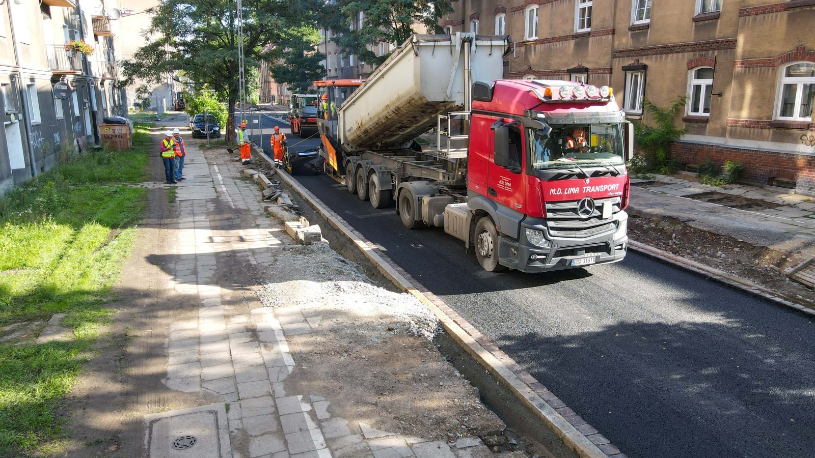 Galeria zdjęć z przebudowywanej ul. Kolejowej