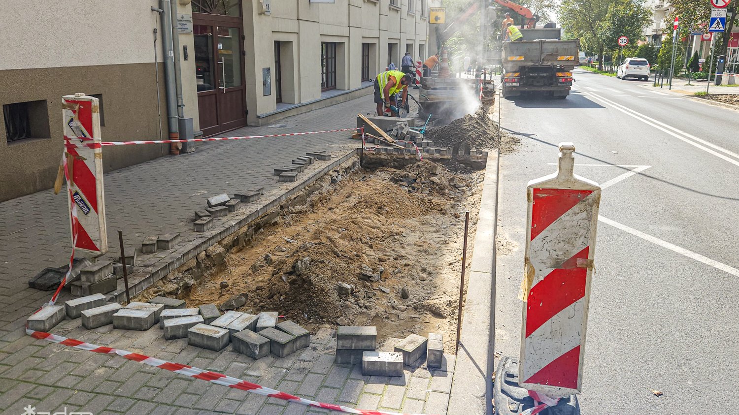 Galeria zdjęć z rozpoczęcia prac przy nowych odbrukach