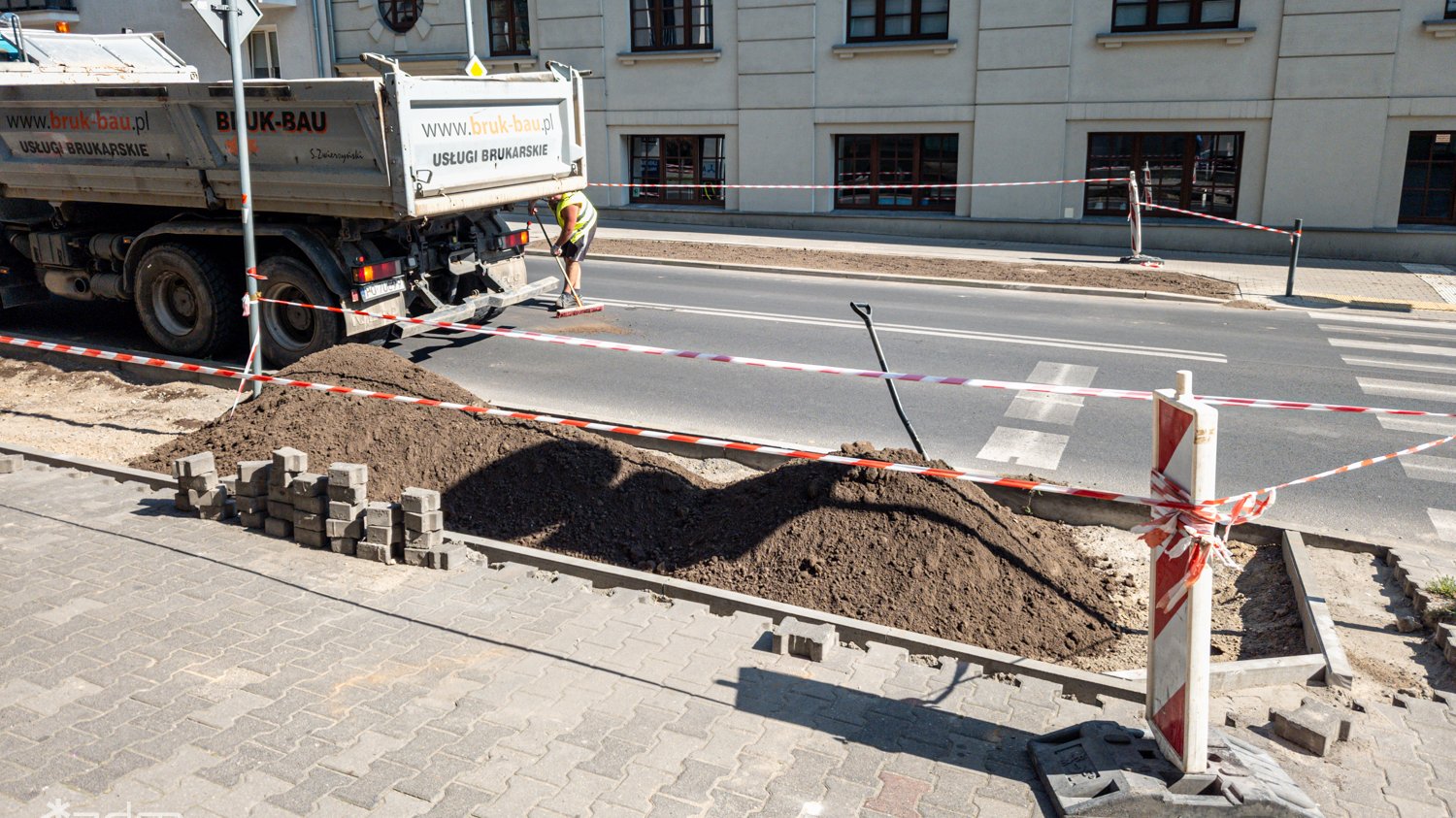 Galeria zdjęć z rozpoczęcia prac przy nowych odbrukach