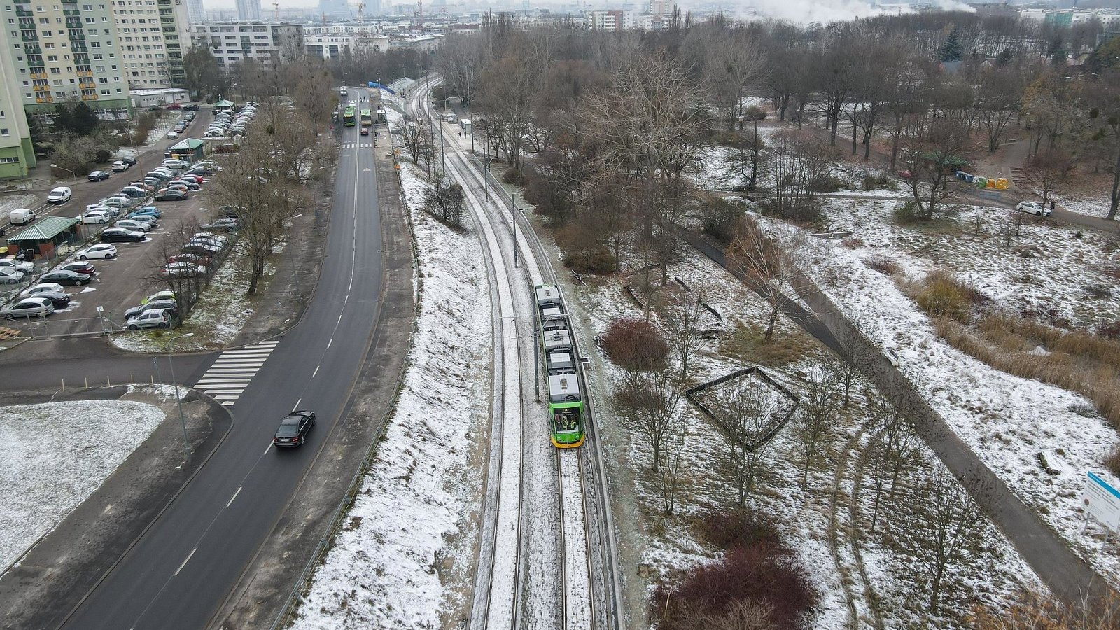 Galeria zdjęć z testowych przejazdów tramwajów na trasie kórnickiej