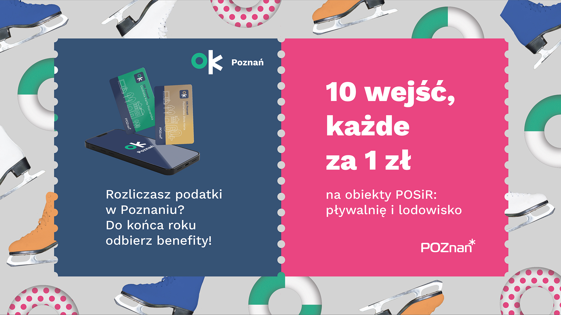 Grafika z najważniejszymi informacjami na temat dostępnych zniżek - grafika artykułu