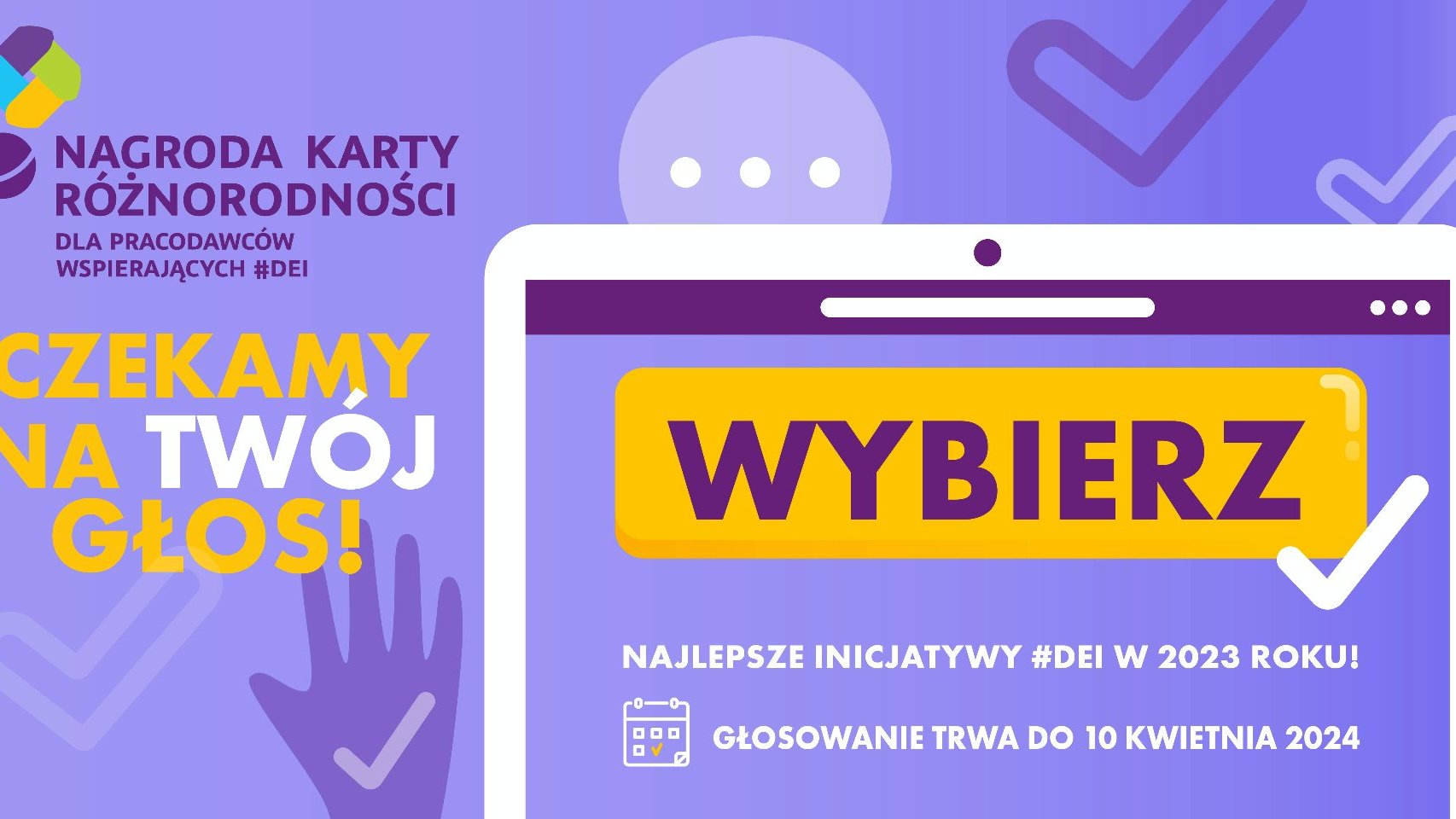 Grafika przedstawia rysunek telefonu i informacje o głosowaniu.