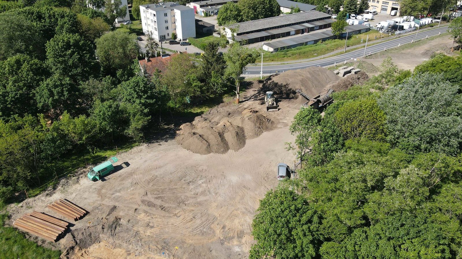 Galeria zdjęć z postępu pracy przy budowie wiaduktów przy ul. Lechickiej i Golecińskiej