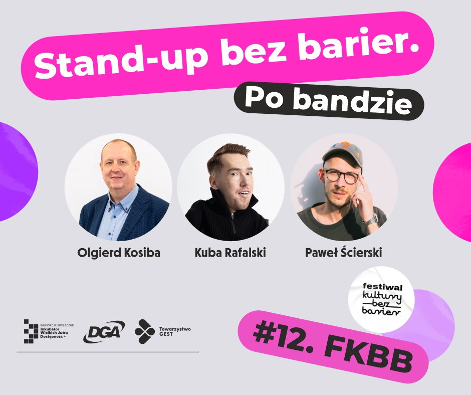 ulotka Stand-up bez barier. Po bandzie - odwaga, humor i łamanie tabu - grafika artykułu