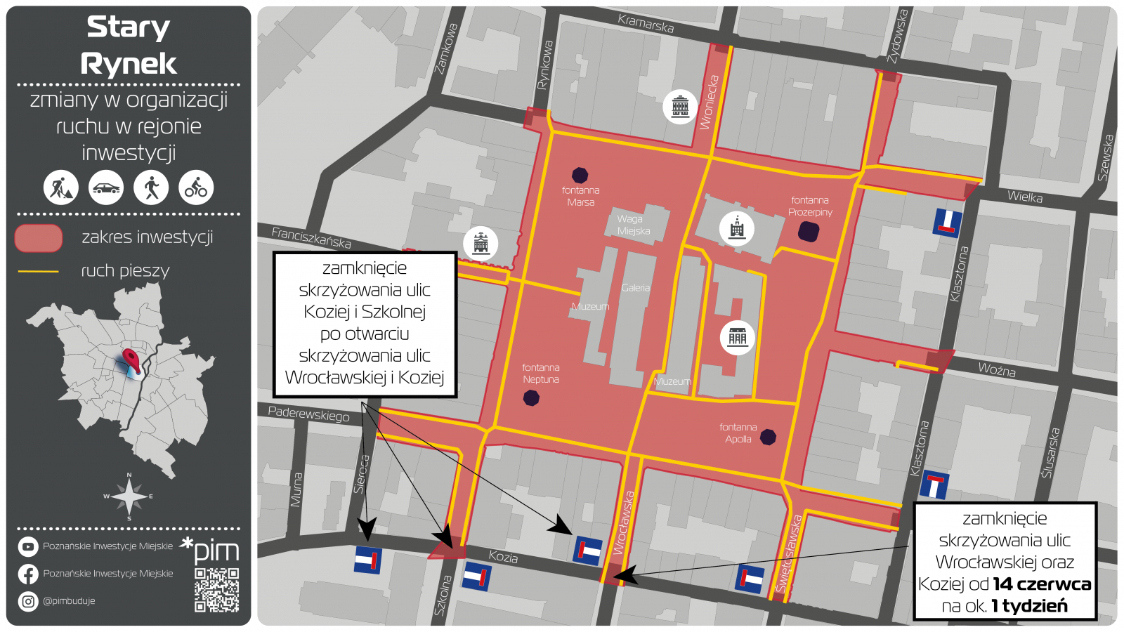 Zmiany na ulicach wokół Starego Rynku - grafika artykułu