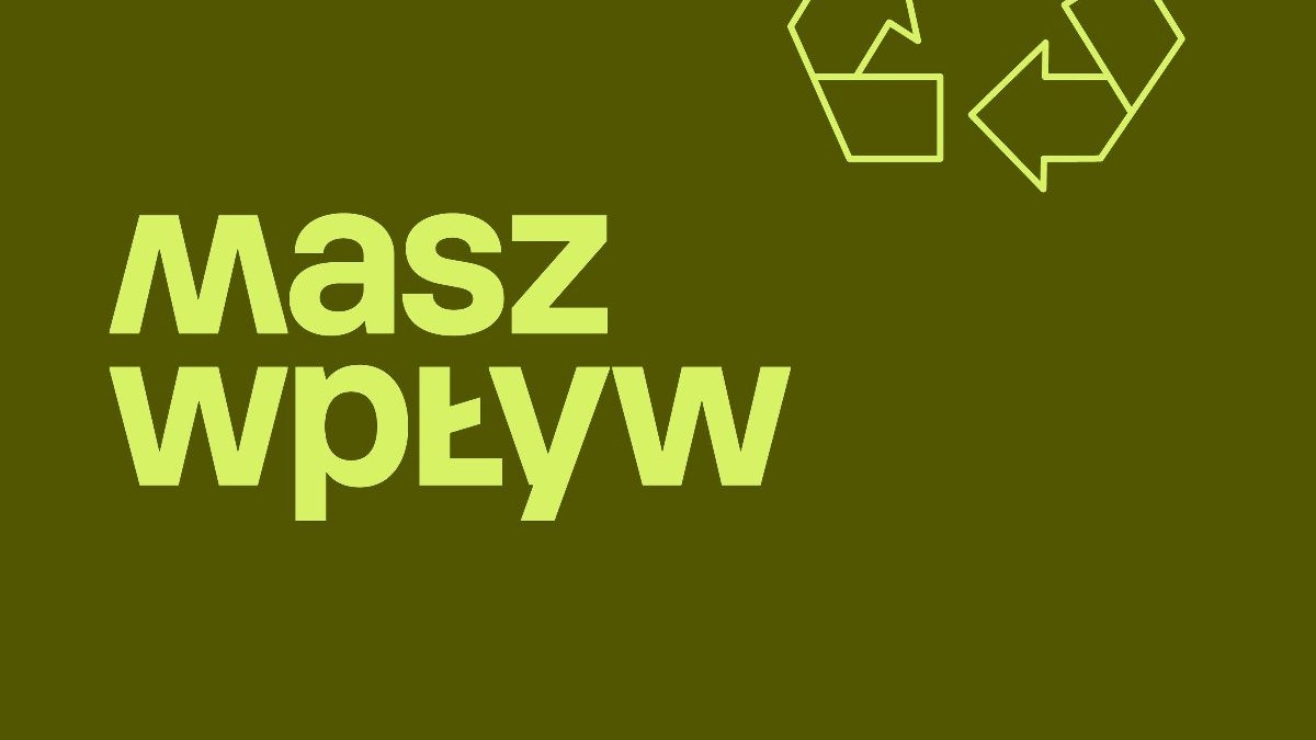 Grafika przedstawia rozmowy z serii podkastów Masz wpływ