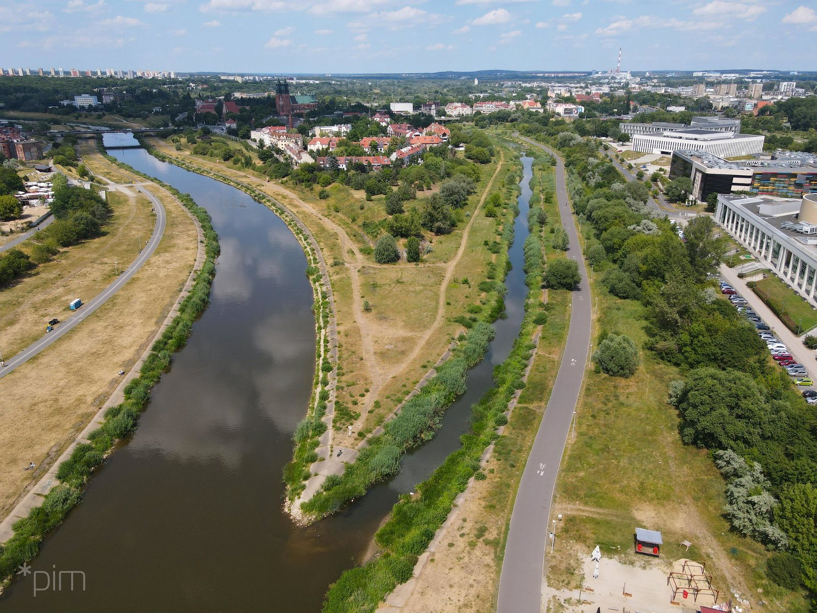 Galeria zdjęć południowego cypla Ostrowa Tumskiego - grafika artykułu