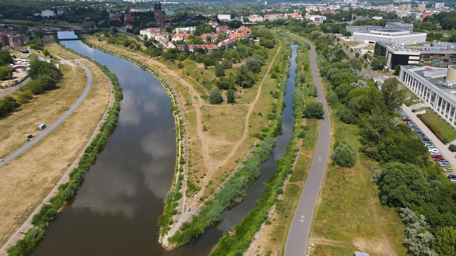 Galeria zdjęć południowego cypla Ostrowa Tumskiego