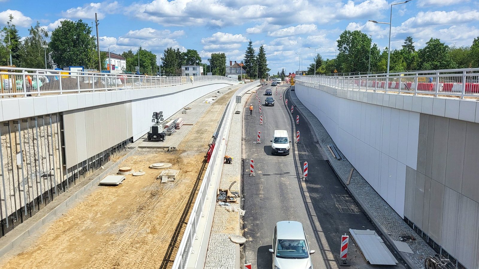 Galeria zdjęć z budowy węzła Grunwaldzka