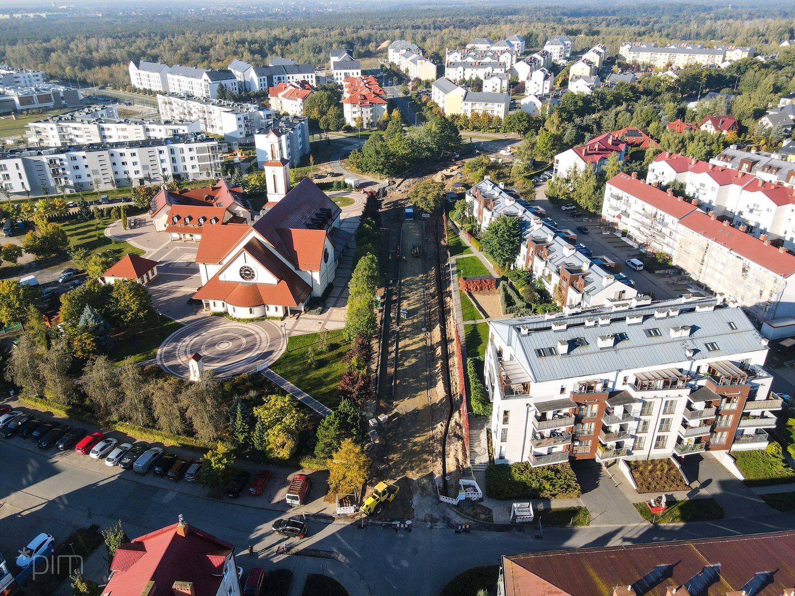 Galeria zdjęć z prac nad przedłużeniem ul. Wańkowicza - grafika artykułu