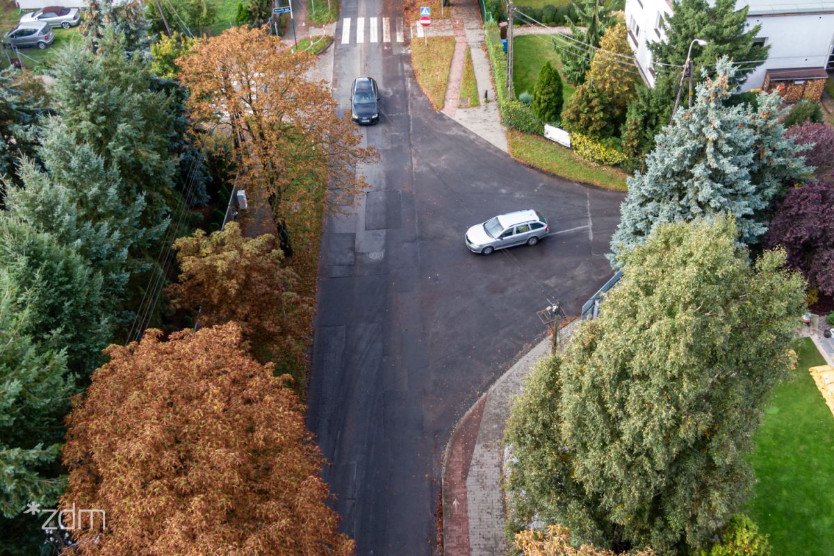 Zdjęcie z lotu ptaka skrzyżowaniu ulic Wieprawskiej i Rodawskiej - grafika artykułu