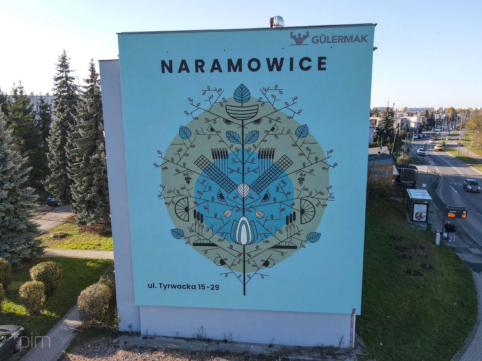 Galeria zdjęć muralu na Naramowicach - grafika artykułu