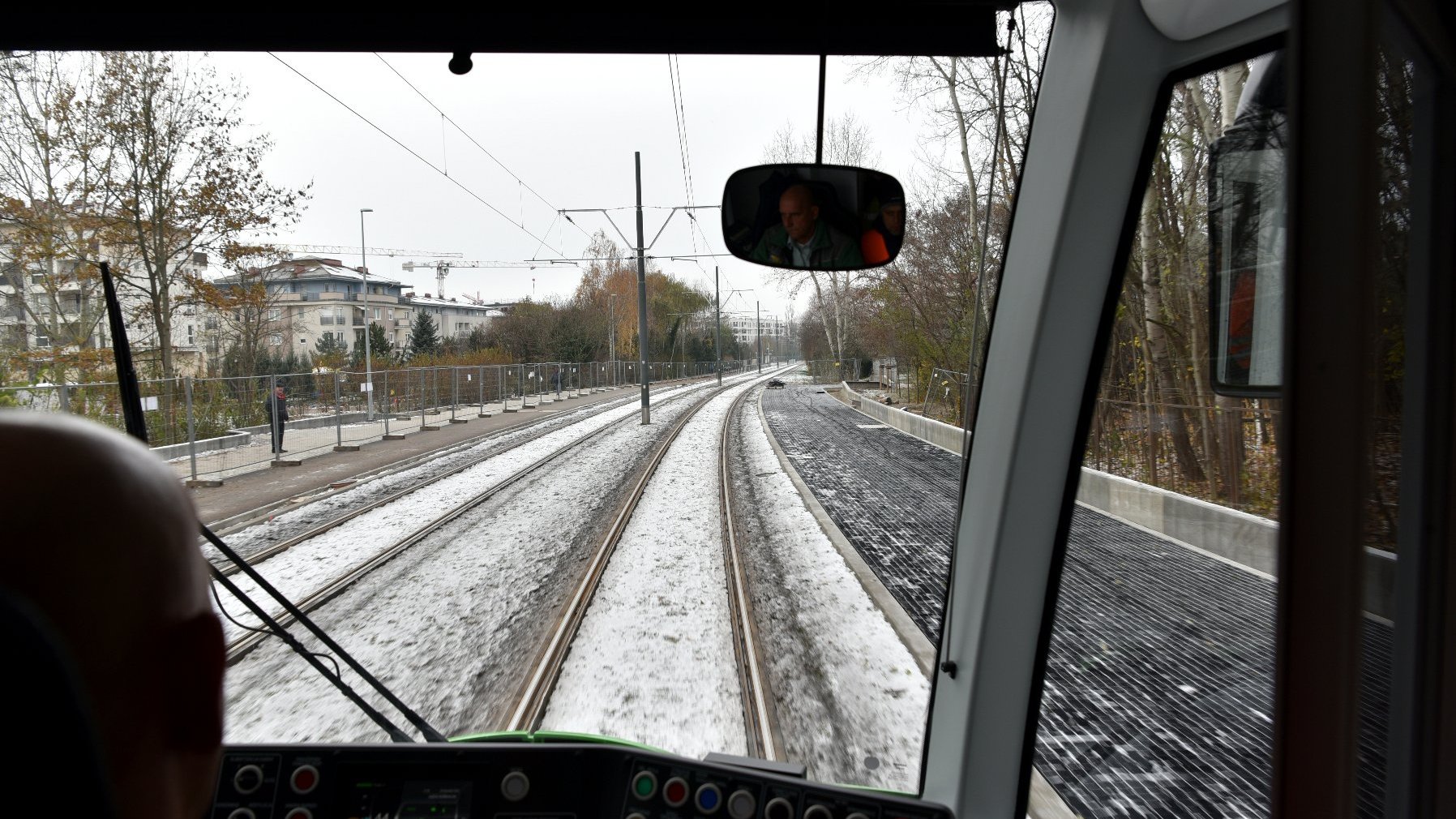 Galeria zdjęć z testowych przejazdów tramwajów na trasie kórnickiej