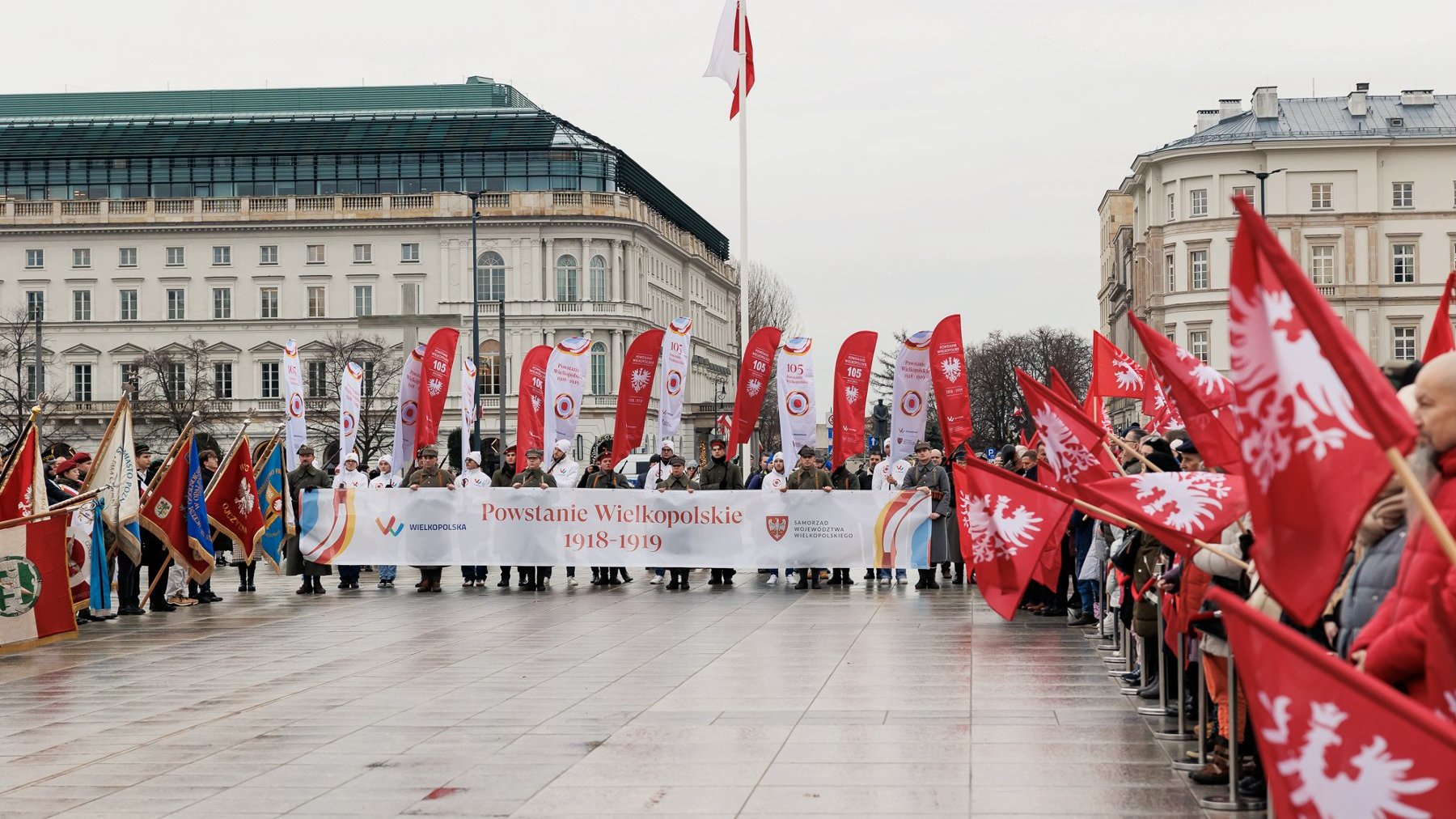 Galeria zdjęć z warszawskich obchodów wybuchu Powstania Wielkopolskiego