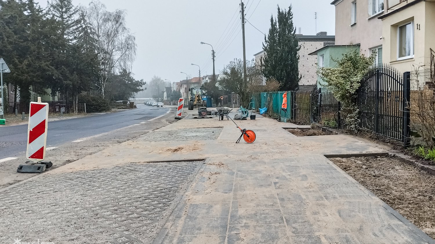 Galeria zdjęć nowego chodnika przy ul. Kołłątaja