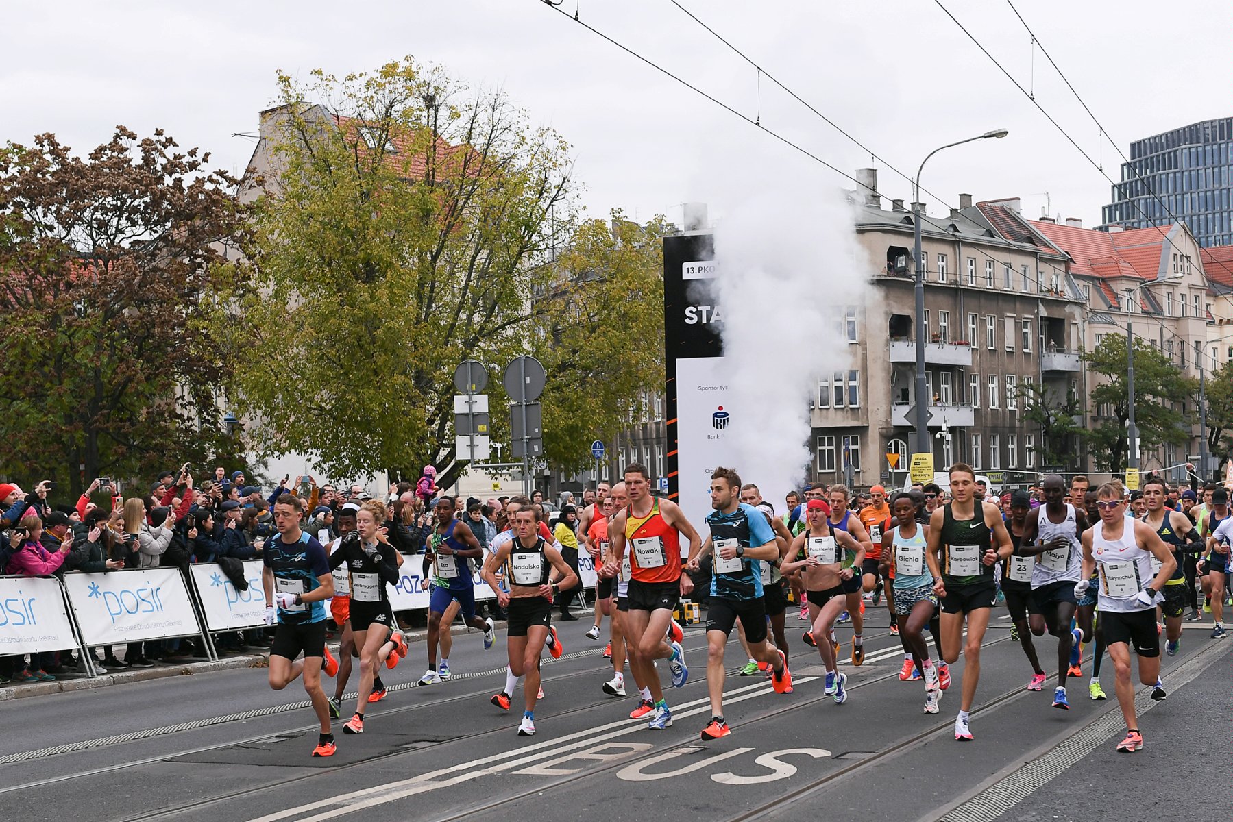 Start półmaratonu na ul. Grunwaldzkiej - grafika artykułu